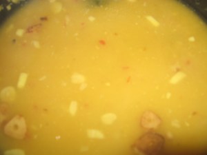 Masoor dal (a type of lentil)