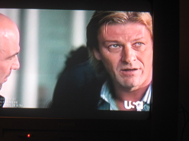 Ian talks w/ one of his underlings.