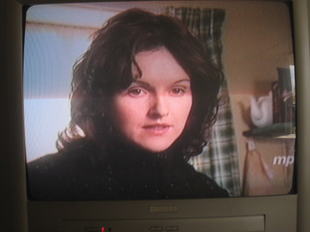 Assumpta listens while best gal pal (Niamh) gives her advice about men.