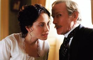 With Laura Fraser in the BBC costume drama He Knew He Was Right.