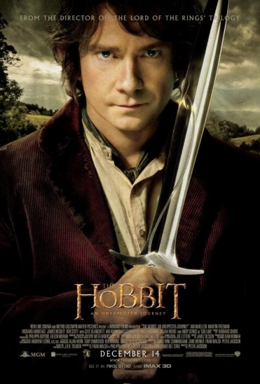 Poster featuring Martin Freeman as Bilbo