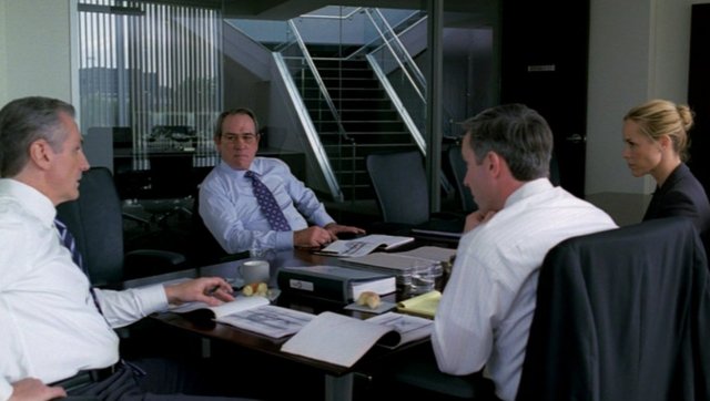 Discussion of lay-offs in the boardroom