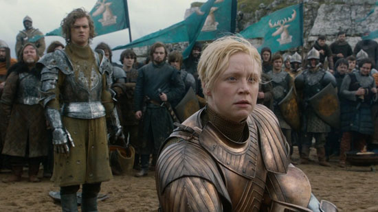 Ser Loras and Brienne of Tarth after their fight