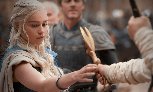 Daenerys takes the whip from Master Krasny