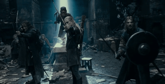Getting ready to fight the cave troll inside Balin's Tomb 