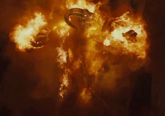 The balrog inside Moria