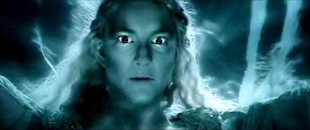 Galdriel feels the evil of the ring.  