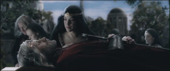 Flash forward scene with Arwen (Liv Tyler)