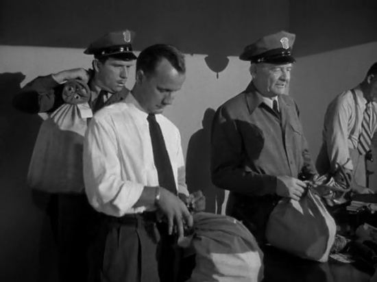 Steve's fellow armored car guards at work