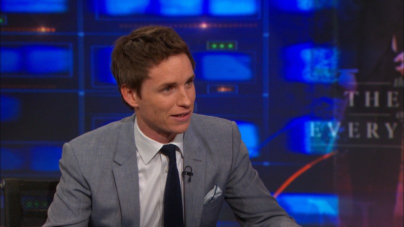 Eddie Redmayne on The Daily Show