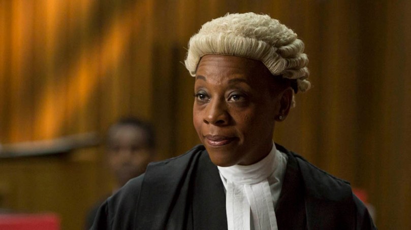 EMBARGOED UNTIL 20TH JANUARY. KUDOS AND IMAGINARY FRIENDS FOR ITV BROADCHURCH SERIES 2 Pictured: MARIANNE JEAN BAPTISTE as Sharon Bishop. This image is the copyright of ITV.